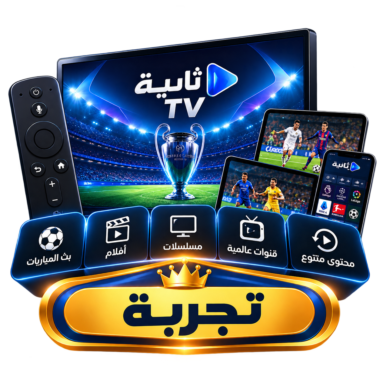 ثانية TV | اشتراك تجريبي 12 ساعه